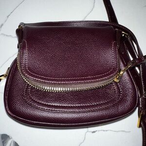 Tom Ford Deep Burgundy Crossbody Bag